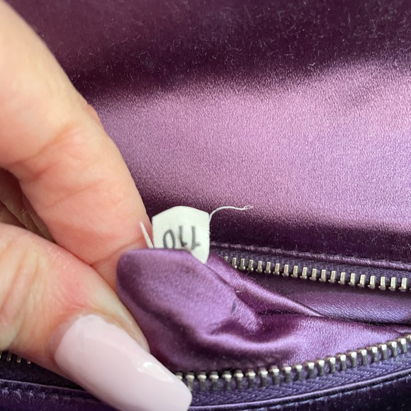 Auth Rare PRADA Satin Clutch - Picture 14 of 14